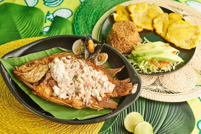 Fresh gastronomy from the Magdalena River, Barranquilla, Colombia