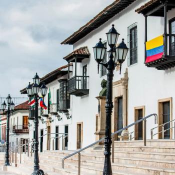 Tunja, capital of Boyacá, Plaza de Bolivar, house of the founder