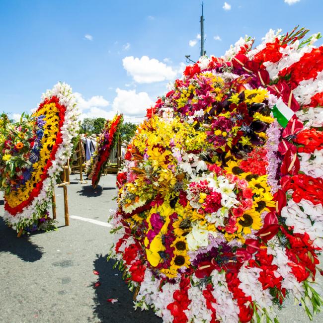 Feria de las Flores en Medellín, Colombia.